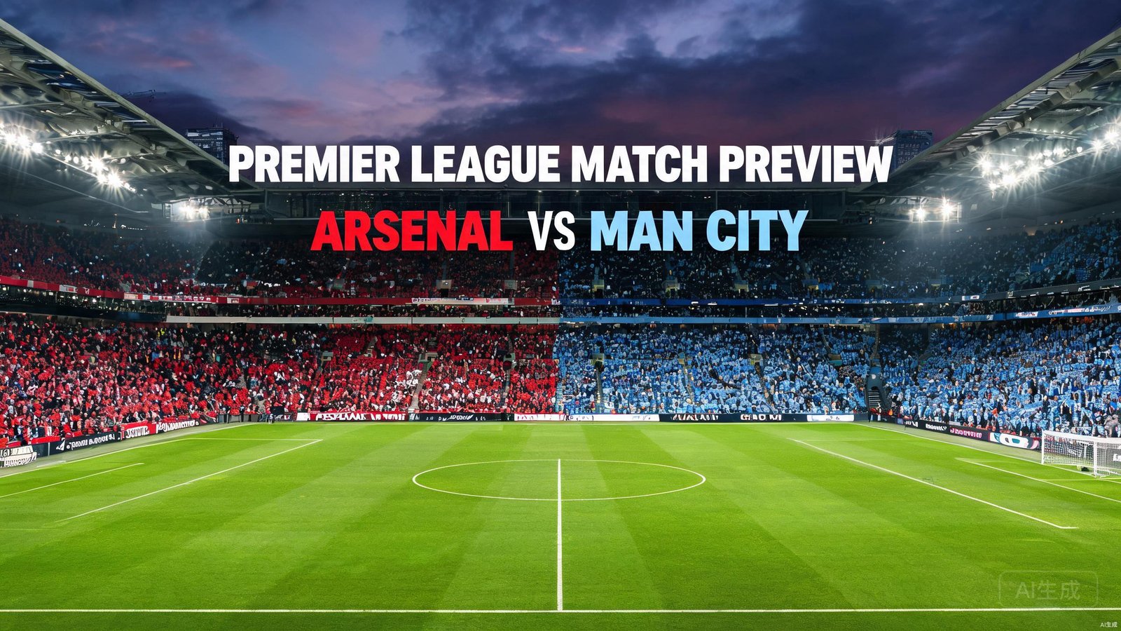 Arsenal vs Manchester City Premier League match