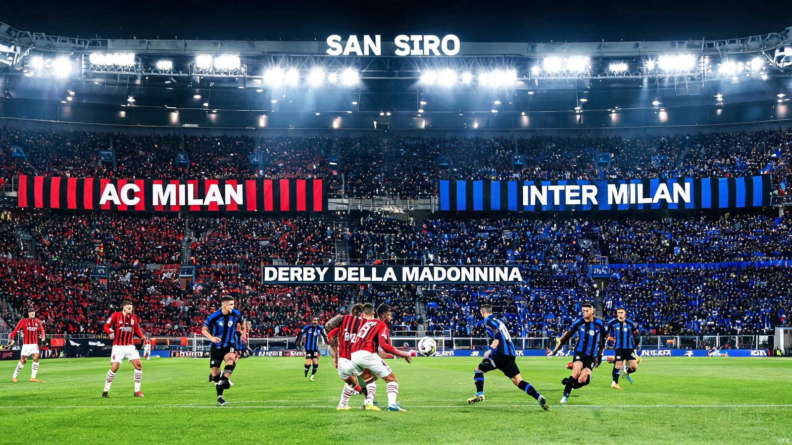 AC Milan vs Inter Milan Serie A Derby della Madonnina