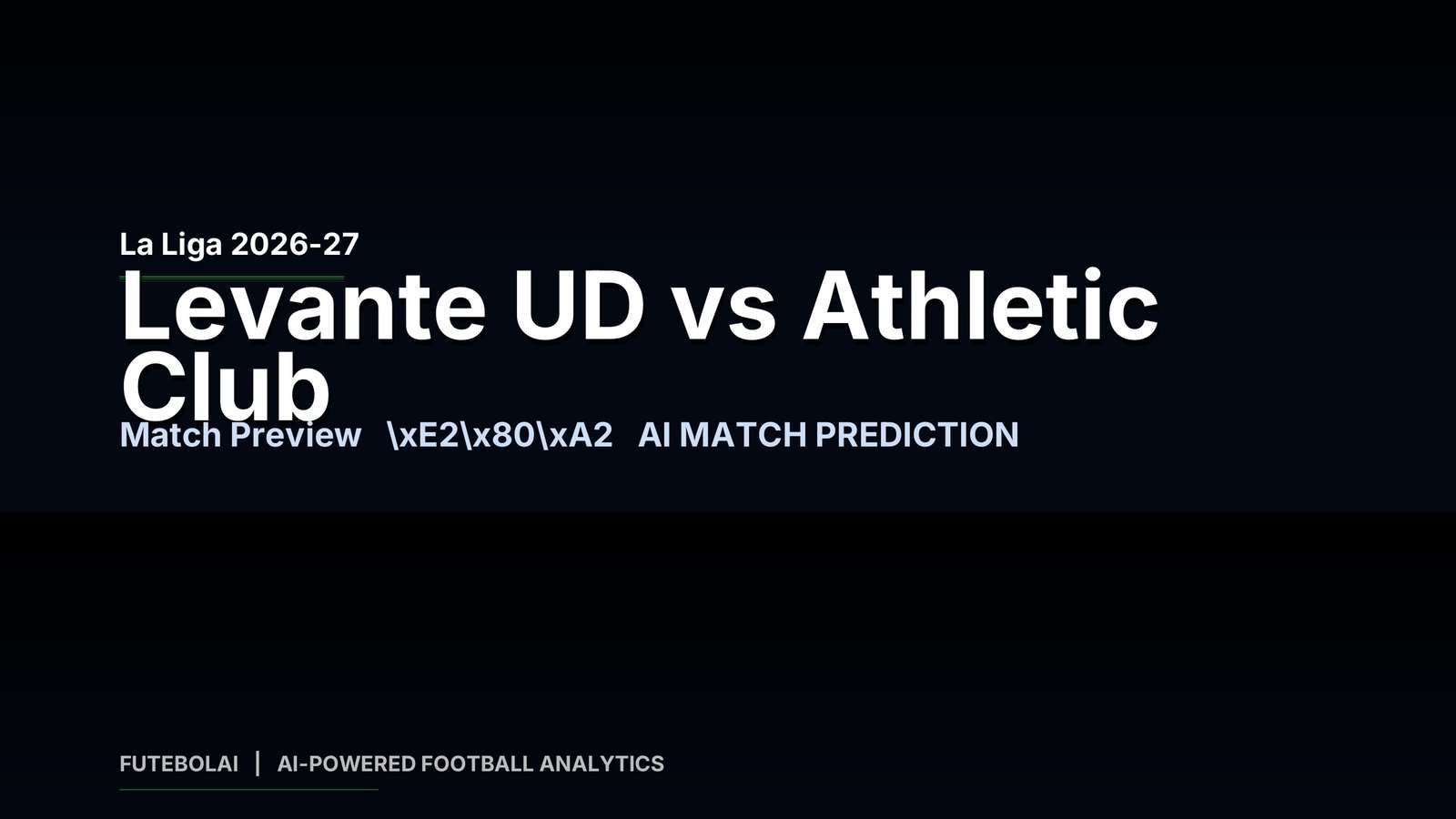 Levante UD vs Athletic Club – La Liga 2026-27 – AI Generated
