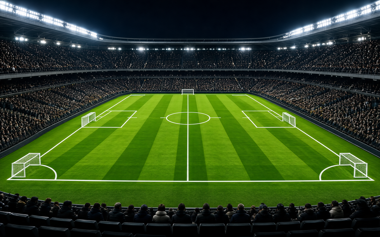 European football match preview illustration — FutebolAI Prediction Coverage: 254 Fixtures Tracked Across 6 Competitions