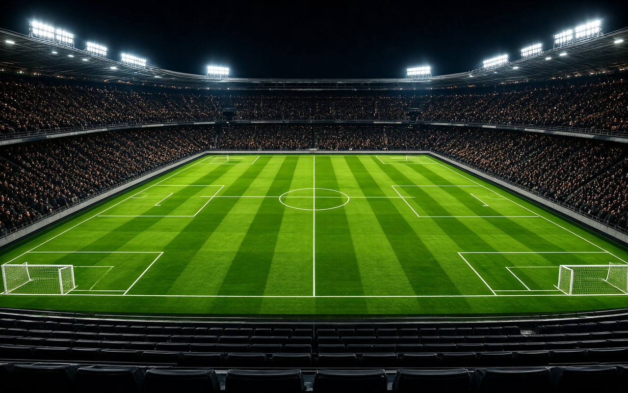 European football match preview illustration — FutebolAI Prediction Coverage: 302 Fixtures Tracked Across 6 Competitions
